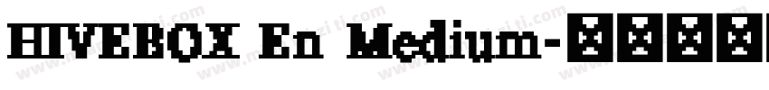 HIVEBOX En Medium字体转换